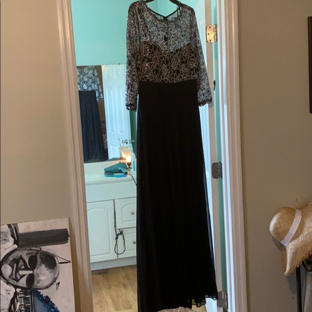 Black long dress